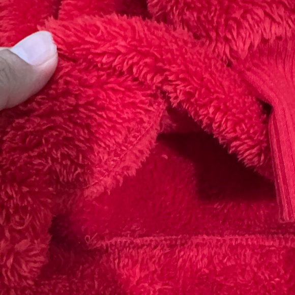 LOFT Vibrant Red Fleece Turtleneck Sweater - Picture 7 of 10